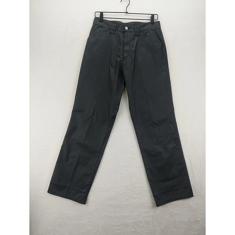 Vintage Levi's Lot 53 SF CA Polyester Leather Look Jeans Pants 30x30 RARE!